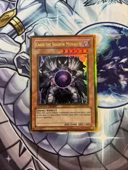 (UU) Yugioh Caius the Shadow Monarch GLD2-EN033 Gold Rare Limited LP (1) - Image 1