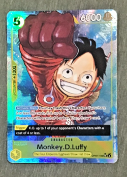One Piece TCG Monkey .D. Luffy Parallel Foil OP07-109 500 Years in the Future - Image 1