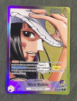 One Piece TCG Nico Robin Parallel Foil OP09-062 Emperors in the New World - Image 1