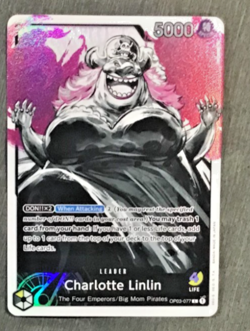 One Piece TCG Charlotte Linlin Alternate Art Foil OP03-077 Pillars of Strength - Image 1