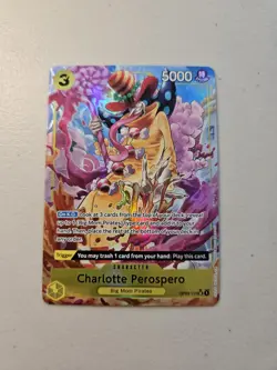 Charlotte Perospero (Alternate Art) OP03-113 Premium Booster -The Best- Foil - Image 1
