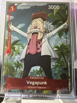 One Piece TCG - Vegapunk ST21-013 (V.2) Alt Art (AA) - NM - Image 1