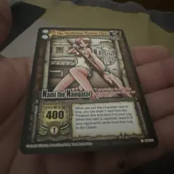 The Mysterious Woman Theif - Nami - One Piece CCG - Bandai -A Quest Begins -2005 - Image 2