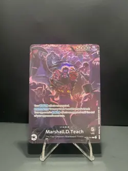 One Piece TCG Marshall.D.Teach OP09-081 2nd Anniversary Set - Image 1