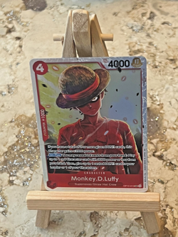 Monkey.D.Luffy OP12-015 Super Rare Legacy of the Master Foil NM - Image 1