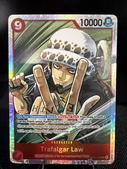 Trafalgar Law -OP14-009 One Piece TCG The Azure Sea's Seven Foil - Image 1