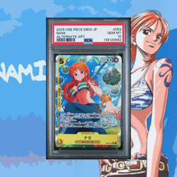 2025 ONE PIECE JPN EB03 ONE PIECE HEROINES EDITION ALT ART #053 NAMI PSA 10 - Image 1
