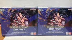 ONE PIECE CARD GAME THE AZURE SEA'S SEVEN BOOSTER BOX x2 OP14 ENGLISH Sealed - Image 1