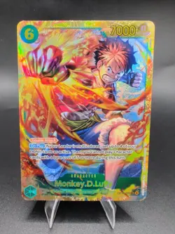 One Piece TCG OP13-118 Monkey D. Luffy SEC Card Game English - Image 1