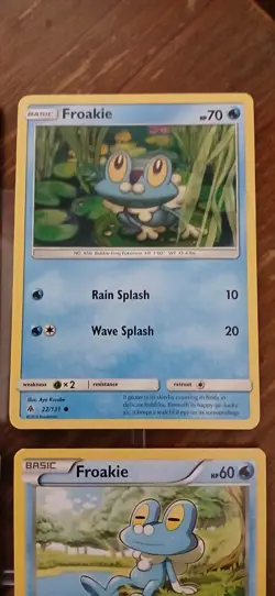 Pokemon Lot Of 4 Different Froakie Cards See Pictures & Descreption - Image 3
