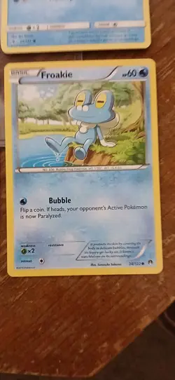Pokemon Lot Of 4 Different Froakie Cards See Pictures & Descreption - Image 5