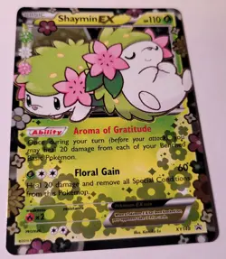 Pokemon Shaymin EX Card - XY Black Star Promo Holo XY148 NM 2016 - Image 2