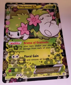 Pokemon Shaymin EX Card - XY Black Star Promo Holo XY148 NM 2016 - Image 3