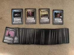 Star Trek CCG 1E Q Continuum Complete Set 121 Cards NM - Image 1