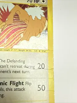 Fearow 11/165 Pokemon Card TCG Holo Expedition Base Set 2002 - Damaged - Image 4