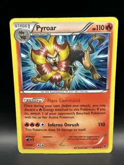 Cosmo Holo Pyroar 12/119 - Pokemon Phantom Forces Card - HP - Image 1