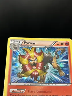Cosmo Holo Pyroar 12/119 - Pokemon Phantom Forces Card - HP - Image 2