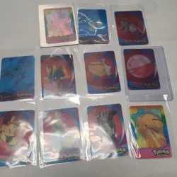 Lot of 13 Pokemon Panini 2004 Advanced Action Lenticular Cards HOLO 3D Set - Image 3