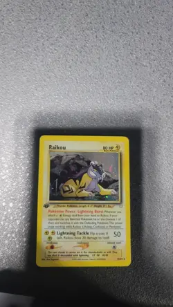 Pokemon Raikou Neo Revelation 1st Edition Holo Card 13/64 - Image 3