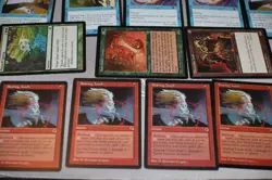12x Tempest Mirage Stronghold exodus artifact blue red magic cards MP - Image 2