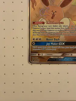 Eevee GX - SM233 - Full Art Promo Black Star Ultra Rare Holo - Pokemon Card - LP - Image 4
