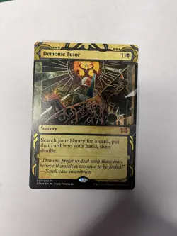 Demonic Tutor Foil Etched NM Unplayed Strixhaven Mystical Archive MTG - Image 2