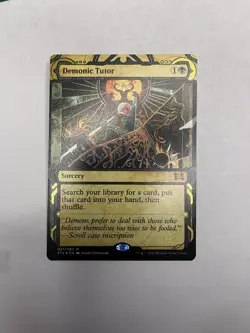 Demonic Tutor Foil Etched NM Unplayed Strixhaven Mystical Archive MTG - Image 3