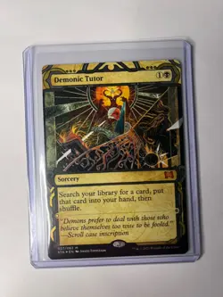 Demonic Tutor Foil Etched NM Unplayed Strixhaven Mystical Archive MTG - Image 4