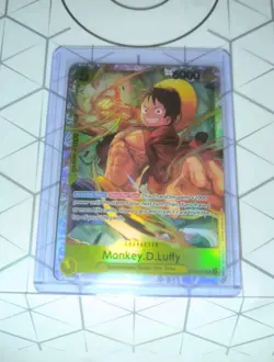 One Piece Card Game The Three Brothers ST13-015 Monkey D Luffy Foil English - Image 1