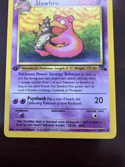 Slowbro 43/62 Uncommon Fossil 1st Edition Non Holo Pokemon Card NM-MT - Image 4