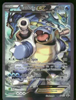 Pokemon Cards Blastoise EX XY122 XY Black Star Promos Promo LP - Image 1
