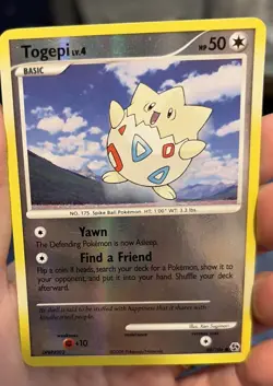 Pokemon TCG Togepi 88/106 Great Encounters Reverse Holo Card - Image 1