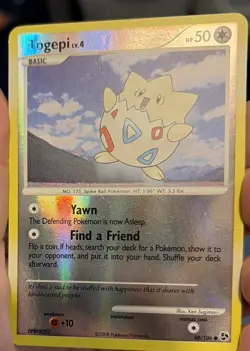 Pokemon TCG Togepi 88/106 Great Encounters Reverse Holo Card - Image 3