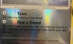 Pokemon TCG Togepi 88/106 Great Encounters Reverse Holo Card - Image 4