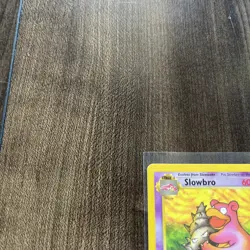 NM (1st edition) Pokemon SLOWBRO Card FOSSIL Set 43/62 First Ed Uncommon - Image 2