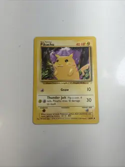 Pikachu 58/102 Base Set E3 STAMPED 1999 WOTC Pokemon Card TCG - Image 1