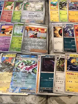 LOT 500+ POKEMON CARDS with 40+ FOILS & JAPANESE CARDS CLEAN+ 2023+ - Image 5