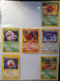 Pokemon Team Rocket 186 Bulk Card Lot - 1st Editions - No Holo - Duplicates - NM - Image 2