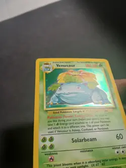 Pokemon Venusaur 15/102 Holo Card Unlimited Base Set - MP - Image 4