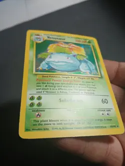 Pokemon Venusaur 15/102 Holo Card Unlimited Base Set - MP - Image 5
