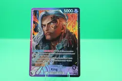 One Piece Card Game King OP08-057 L Leader Alternate Art Parallel - Image 1