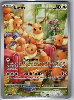 Eevee 188/167 SV06: Twilight Masquerade - Pokemon Card - NM - Image 1
