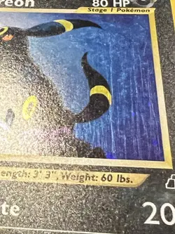 Pokemon TCG Umbreon Neo Discovery Holo Rare Card 13/75 - Image 3
