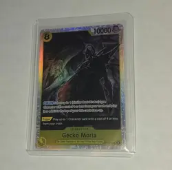 Gecko Moria SR OP14-104 The Azure Sea's Seven Foil One Piece Card Game - Image 1