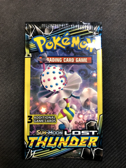 Pokemon TCG Lost Thunder 3-Card Booster Pack - Image 1