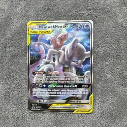 Pokemon TCG Mewtwo & Mew GX SM191 Promo Card - Image 1