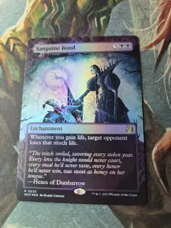 MTG Sanguine Bond (35/103) Wilds of Eldraine Enchanting Tales LP FOIL - Image 2
