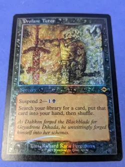 MTG Magic: Modern Horizons 2: Profane Tutor Foil #401 Rare - NM - Image 1