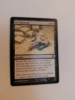 Ad Nauseam Shards of Alara Regular MTG NM - Image 1
