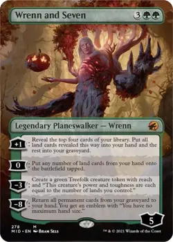 Wrenn and Seven (Borderless) M Innistrad: Midnight Hunt 278 LP - Image 1